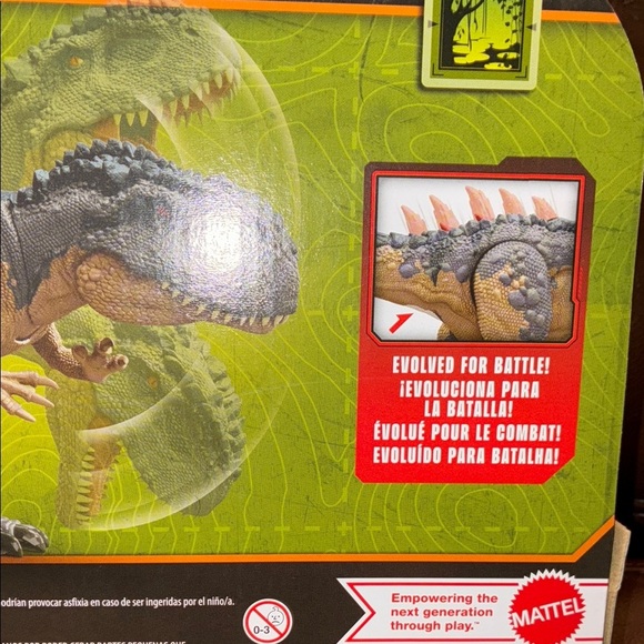 Mattel jurassic Park Black and Tan Reptile Figure - Picture 9 of 9